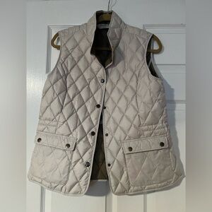 Eddie Bauer Brown Quilted Goose Down Vest .